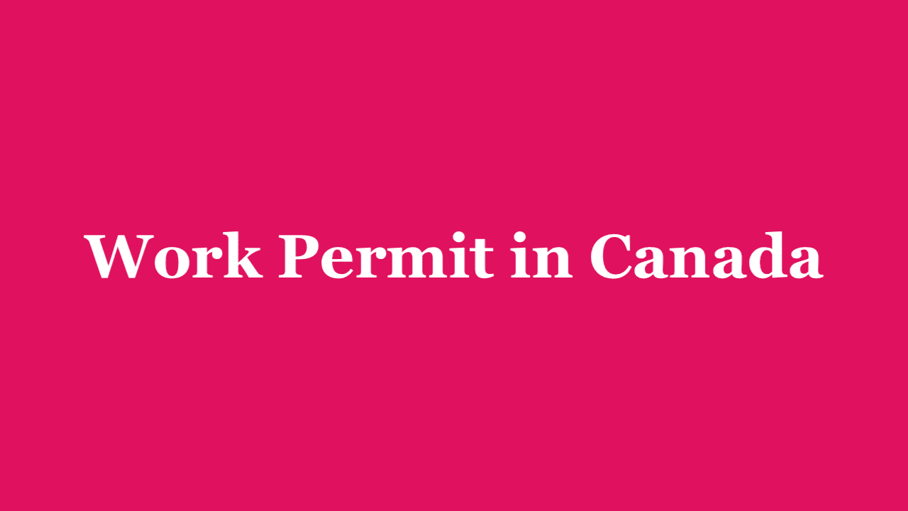Canada Work Visa: How to Apply For Canada Work Permit